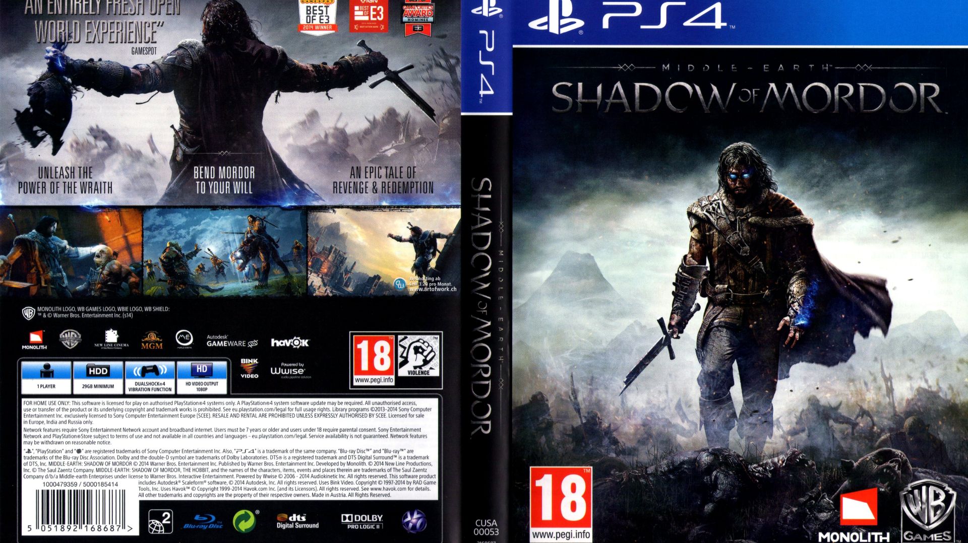 PS4 Средиземье Тени Мордора Прохождение