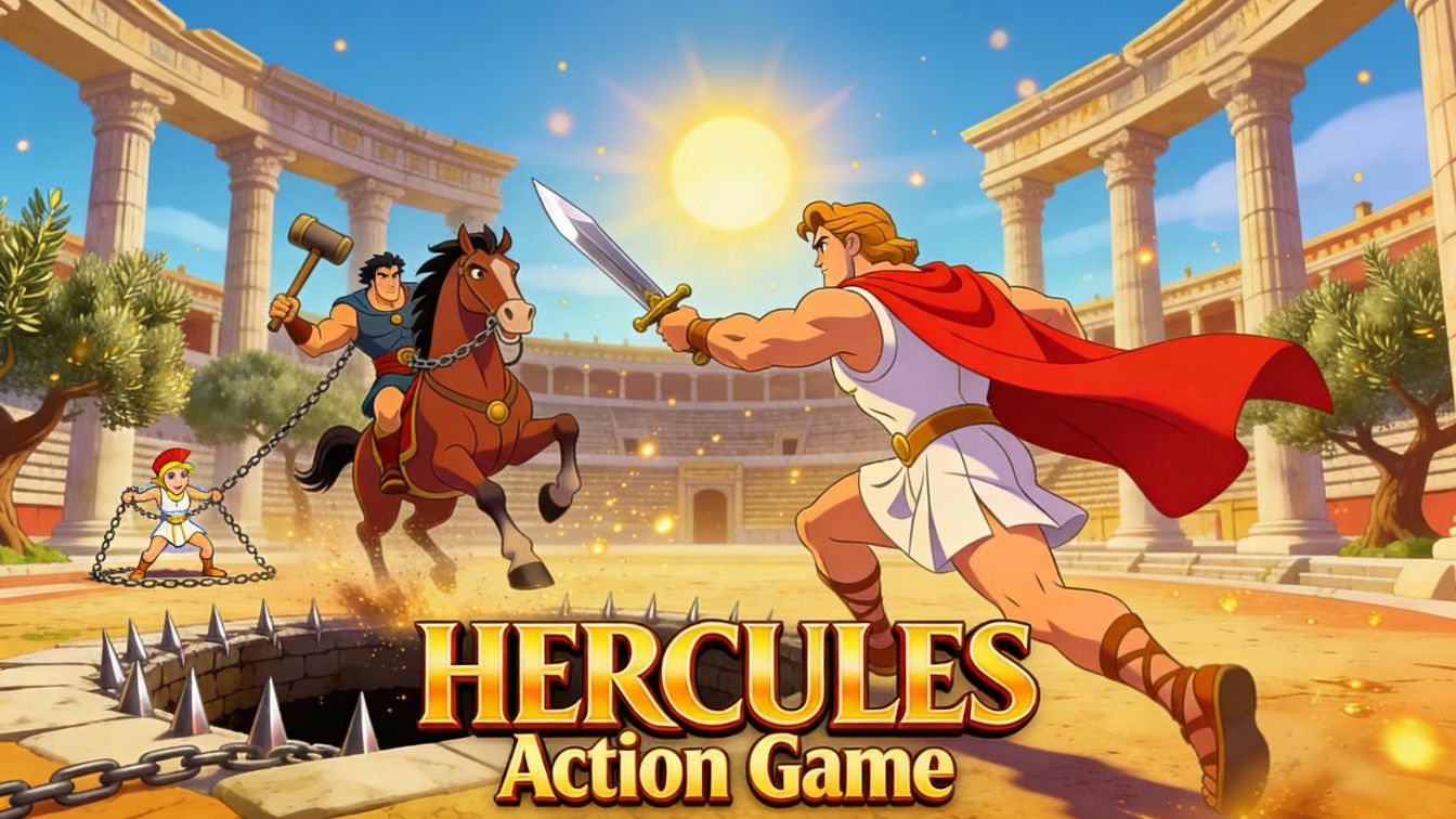 💪 Disney′s Hercules Action Game PS1 - Полное прохождение игры