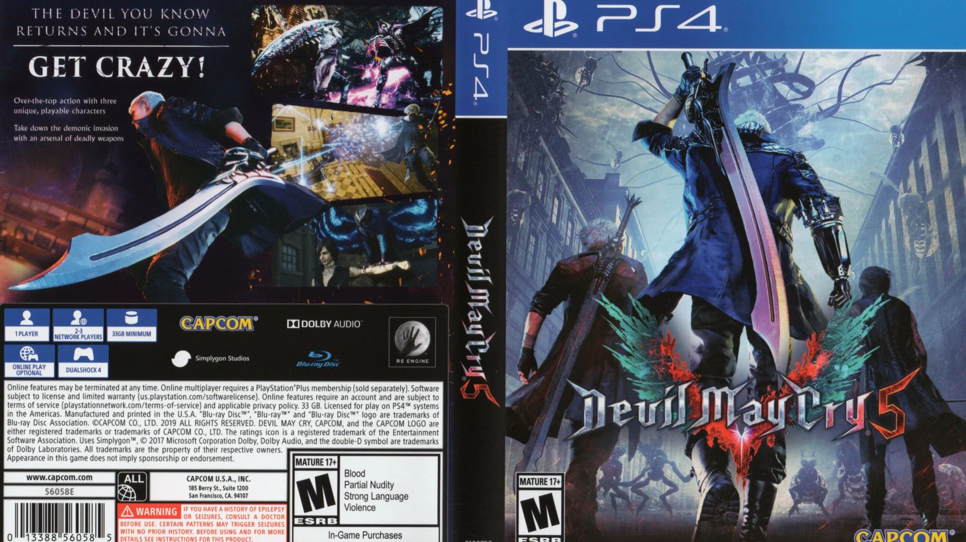 PS4 Devil May Cry 5 Прохождение
