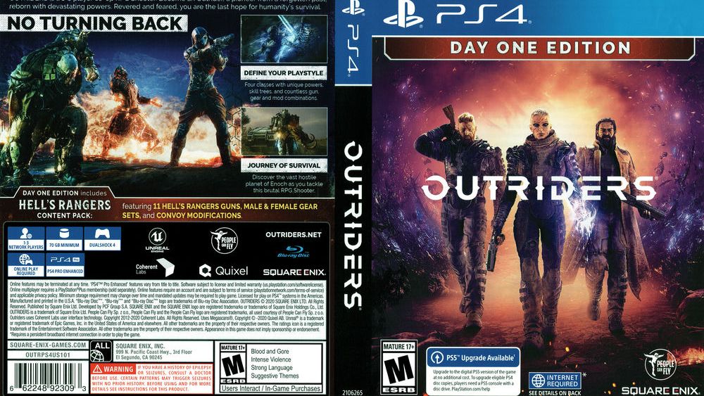 PS4 OutRiders Прохождение