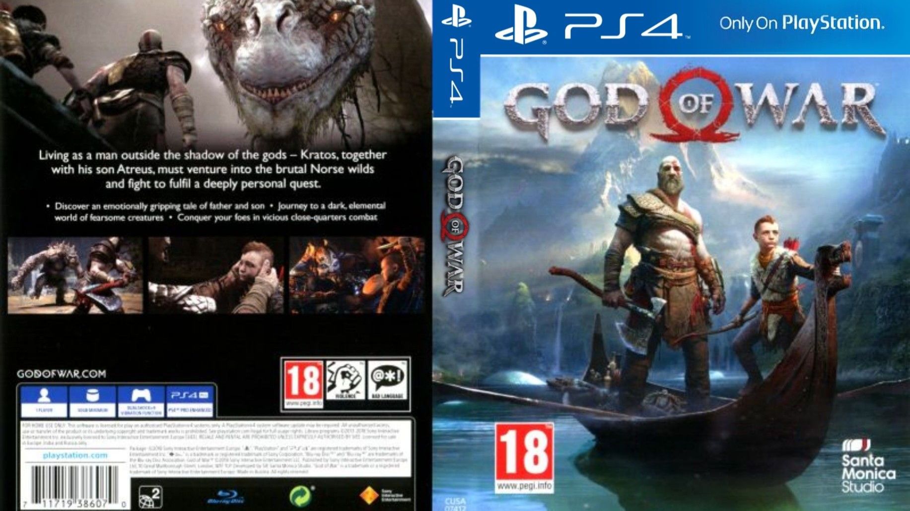 PS4 God of War 4 / Бог Войны 4 Прохождение / Long Play