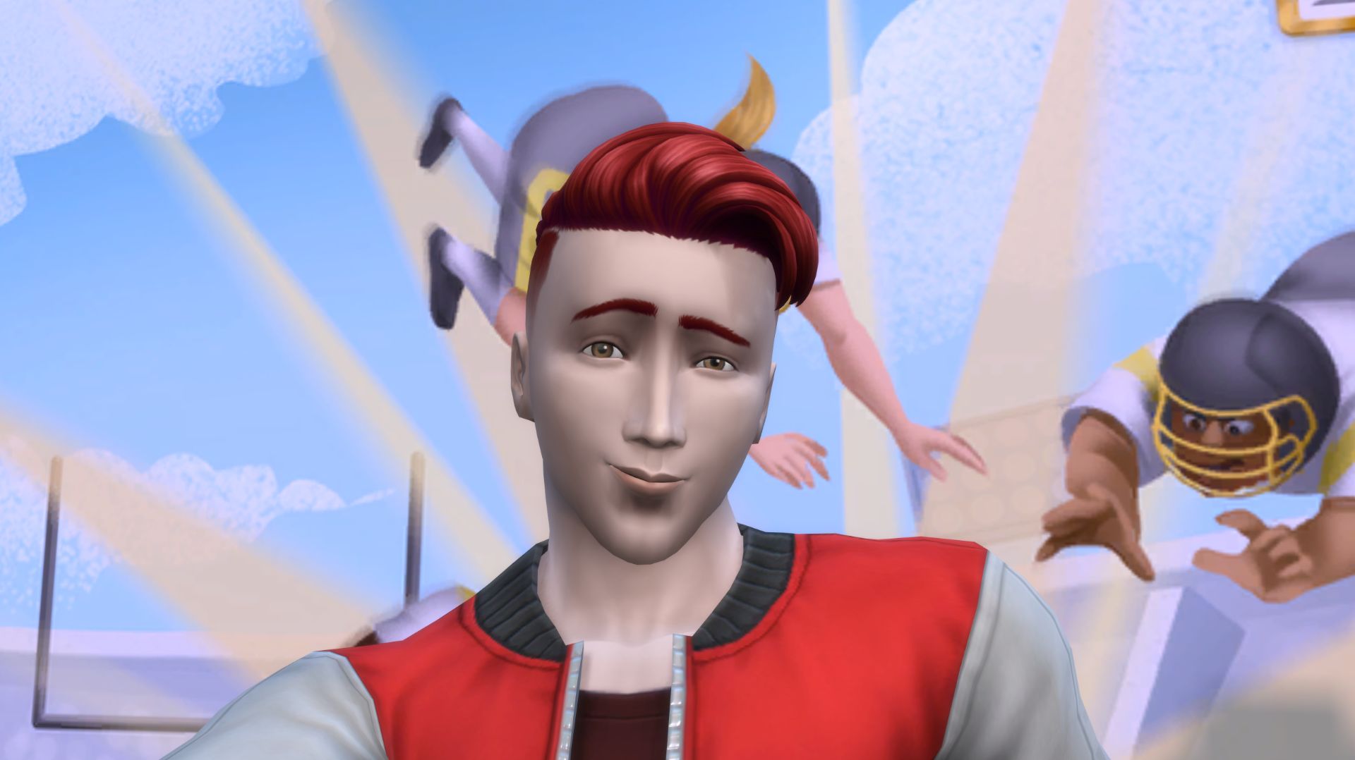 Not So Berry.  The Sims 4.  Красный