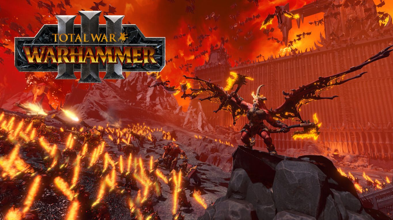 Total War Warhammer 3. Прохождение компании Царства Хаоса за Изгнанников Кхорна (Скарбранд)