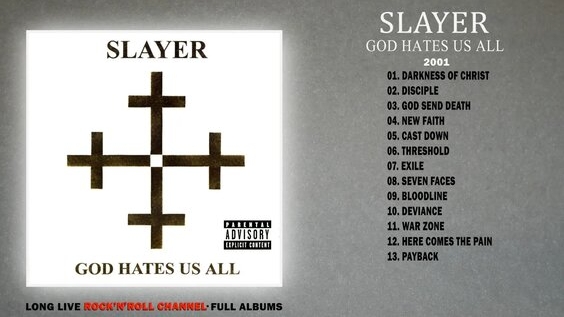 SLAYER - ″God Hates Us All″ (Full Album) 2001
