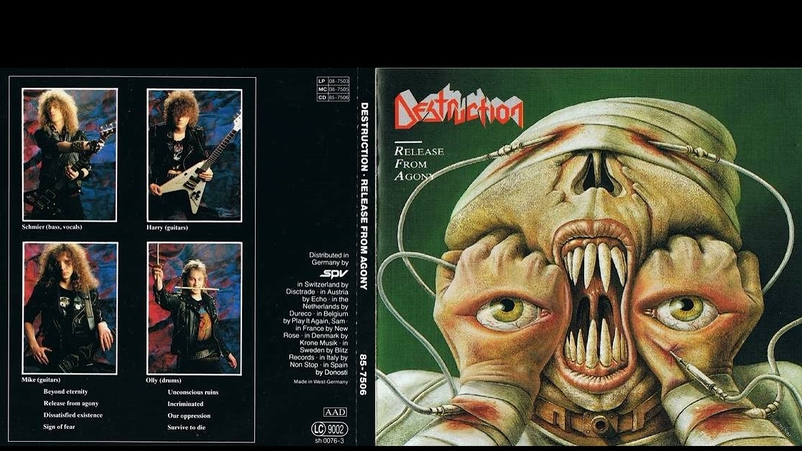 DESTRUCTION - ″Release From Agony″ (Full Album) 1987