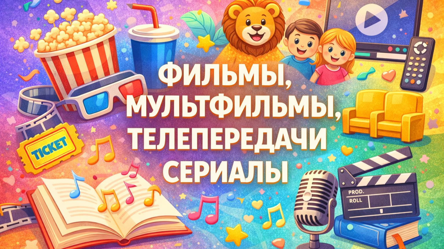 Фильмы, Мультфильмы, Телепередачи, Сериалы