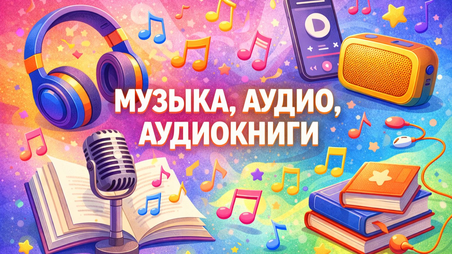 Музыка, Аудио, Аудиокниги