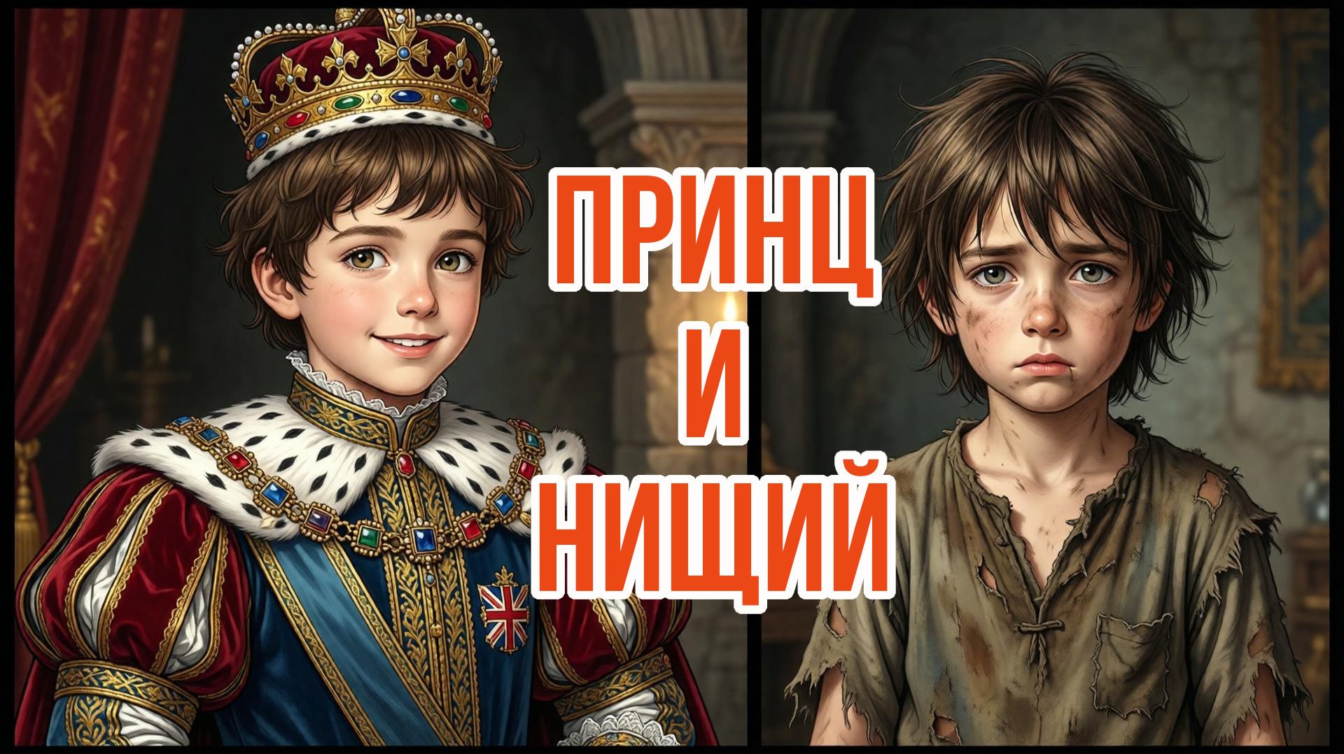 Изучаем английский по книге ″Принц и нищий″ (с иллюстрациями)