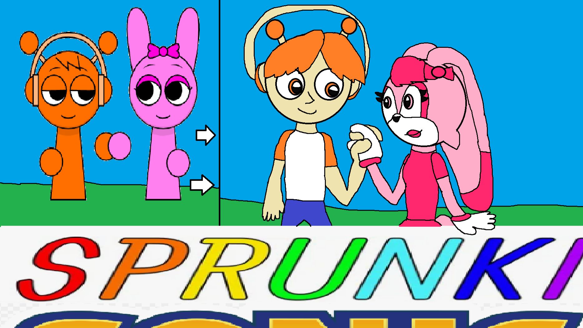 sprunki Oren x pinki (sonic the hedgehog) россия