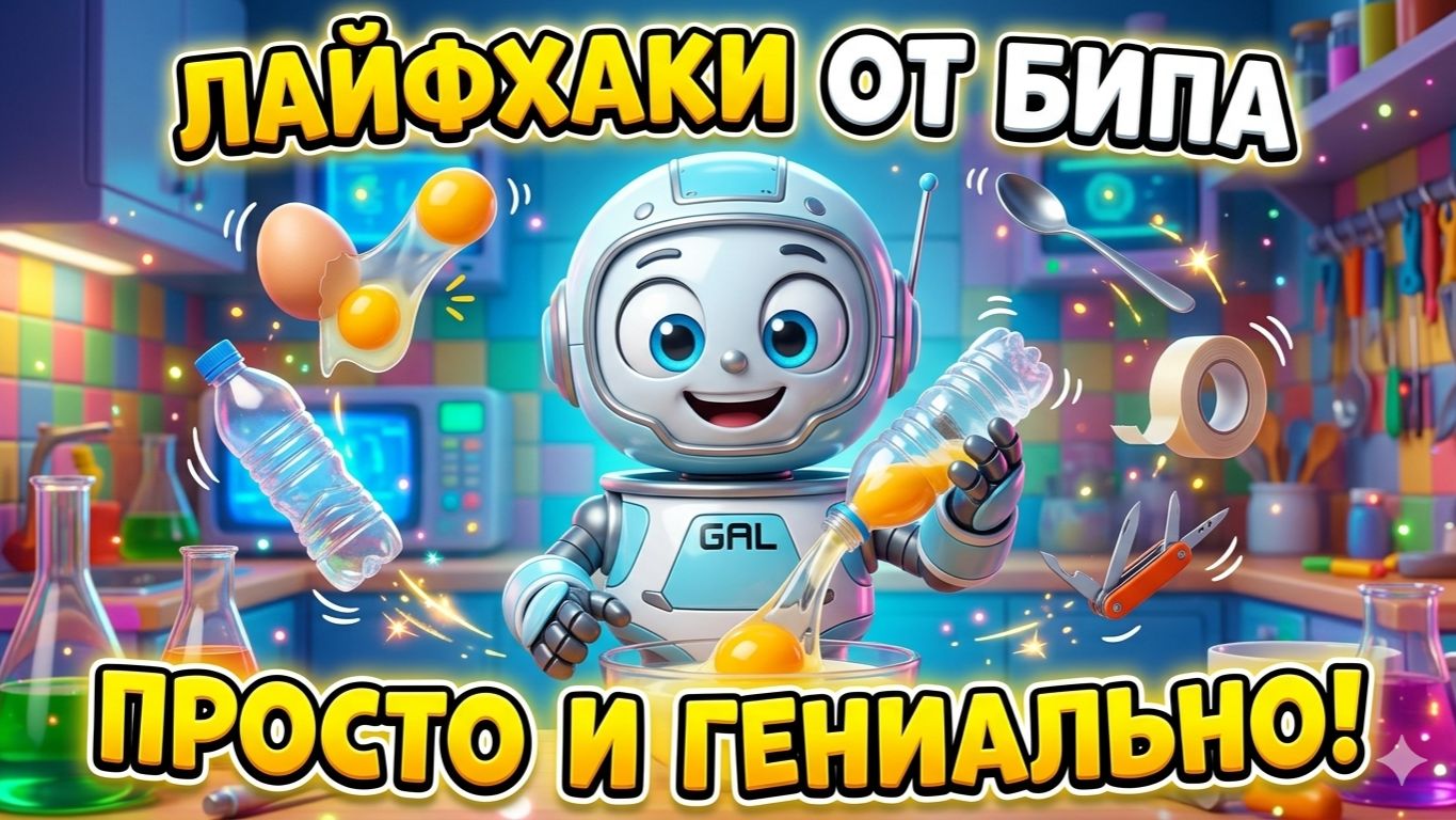 Лайфхаки от Бипа 🤖 | Полезные трюки за 60 секунд