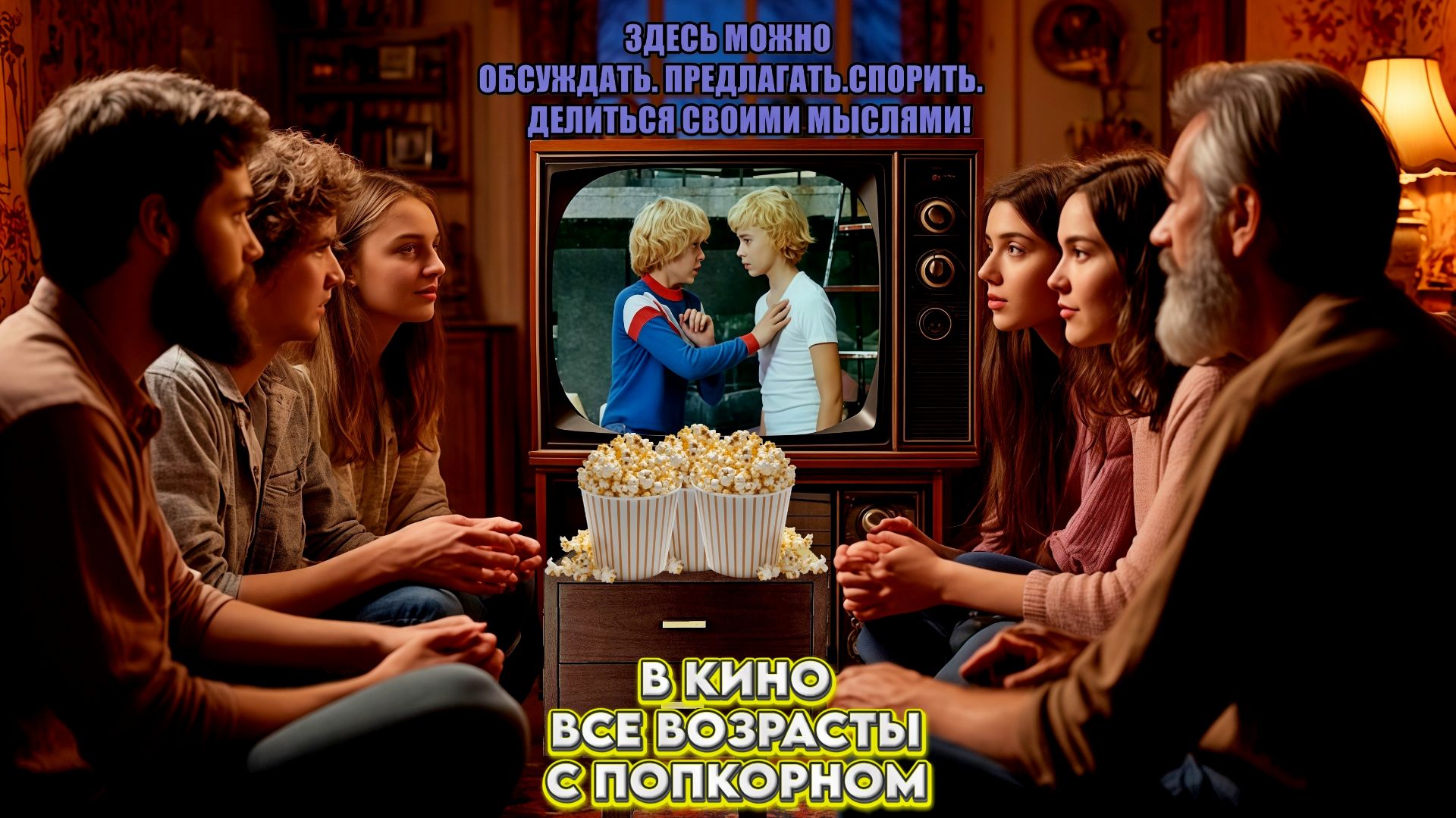 В кино - все возрасты с попкорном!