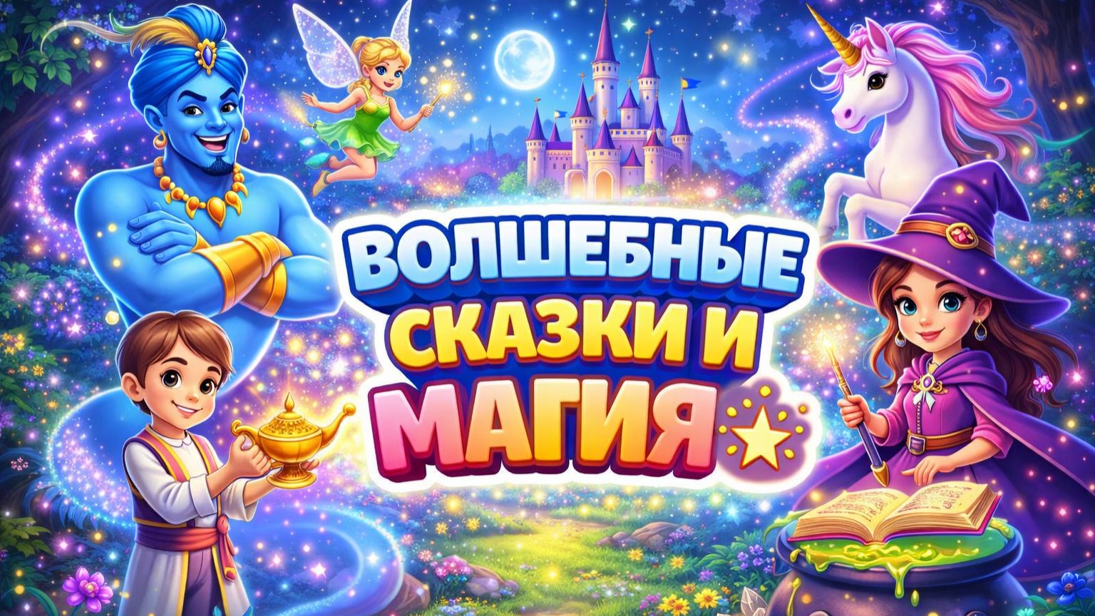 Волшебные сказки ✨ мультики для детей