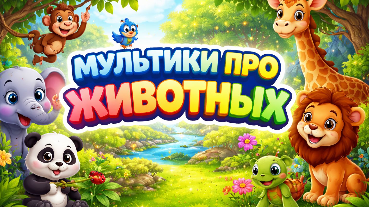 Мультики про животных 🐾 для детей