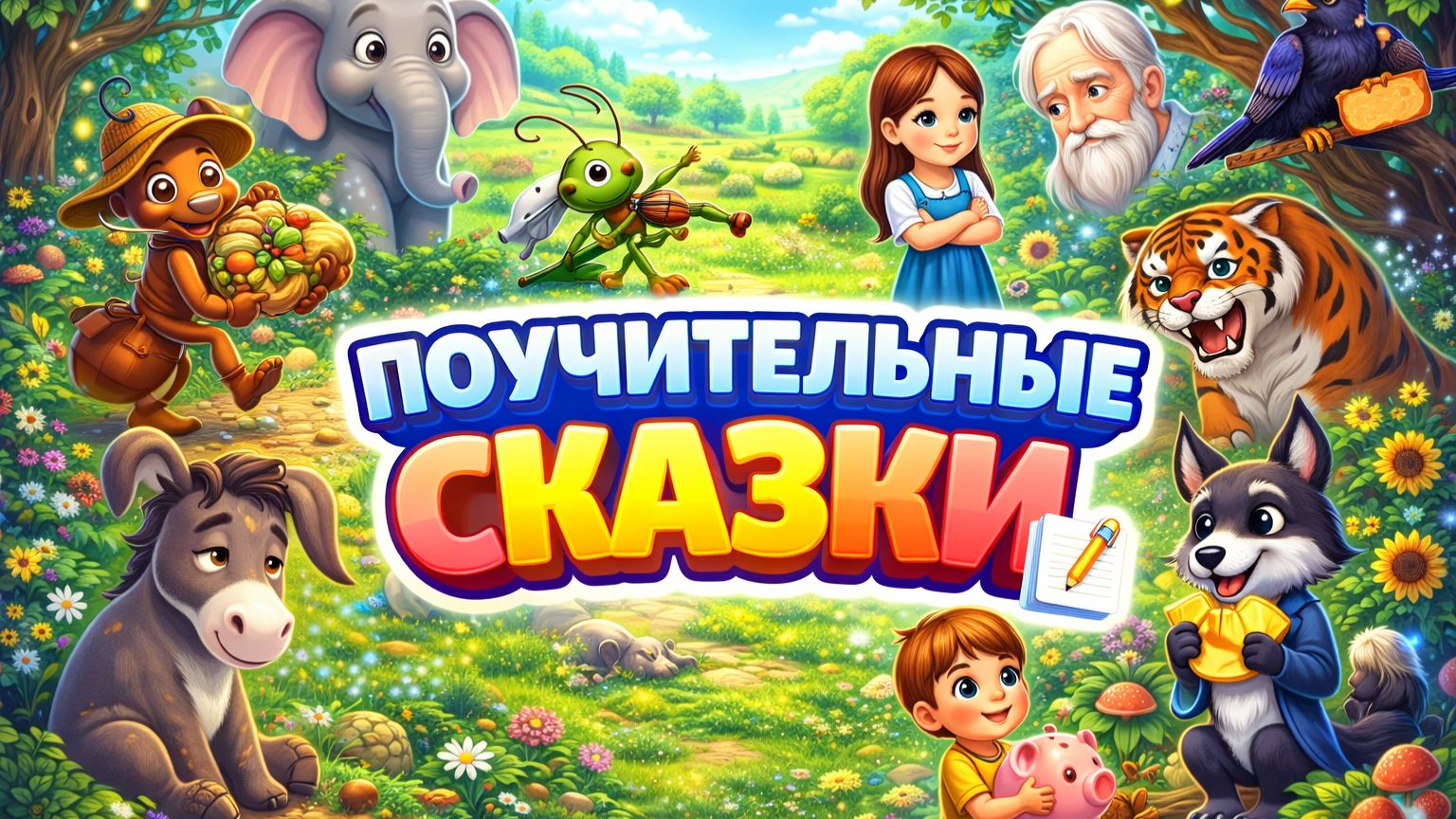 Поучительные сказки 📚 мультики для детей