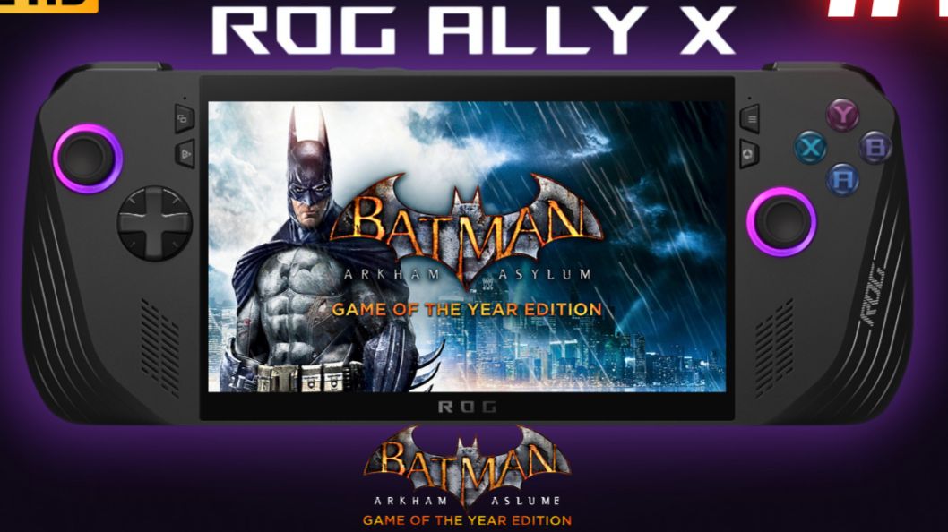 ASUS ROG ALLY X Gameplay \ Batman: Arkham Asylum