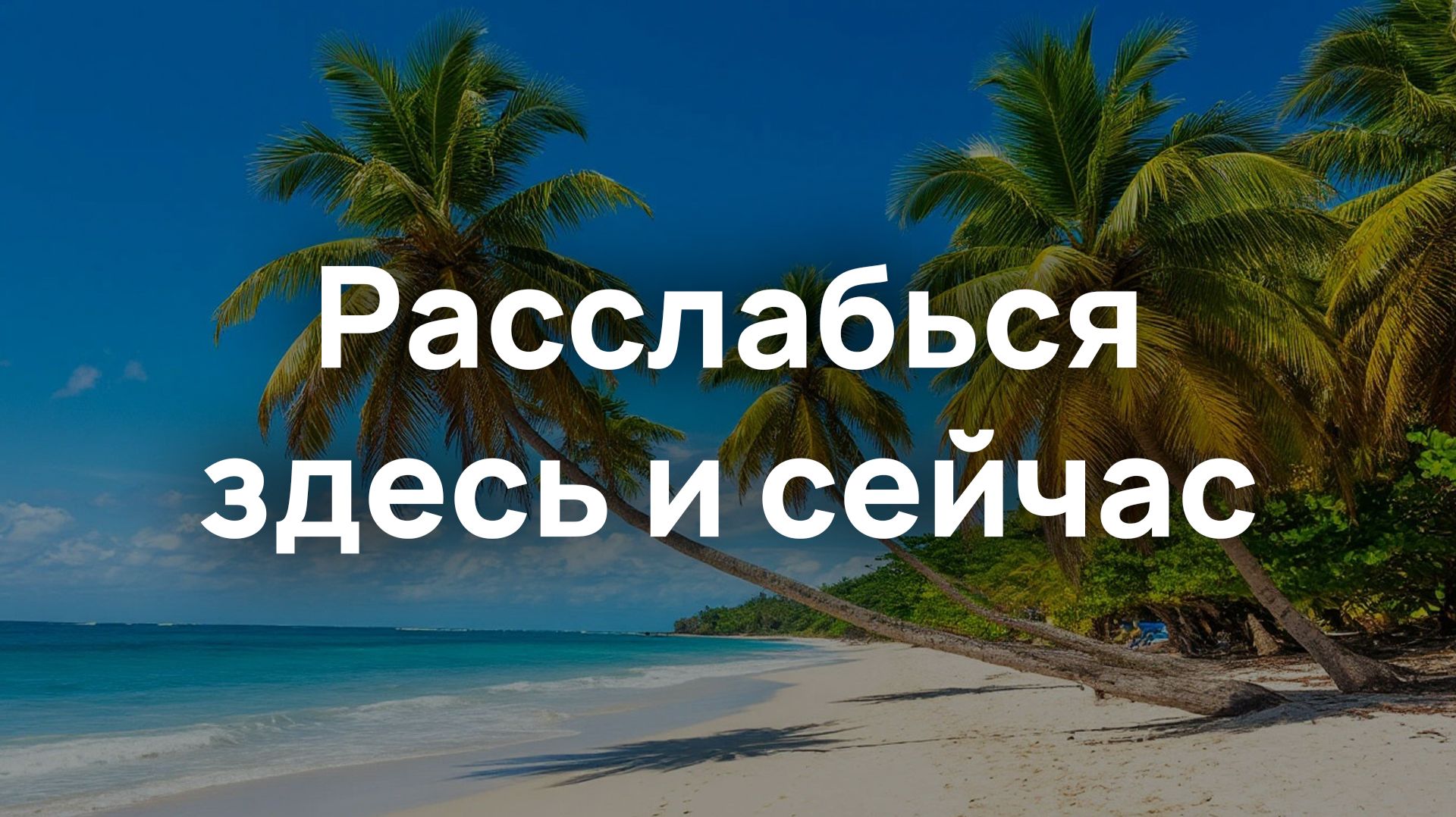 Расслабься здесь и сейчас