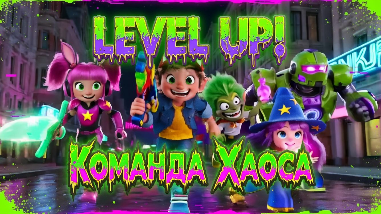 “LEVEL UP! Команда Хаоса”  Cгенерировано с помощью GROK