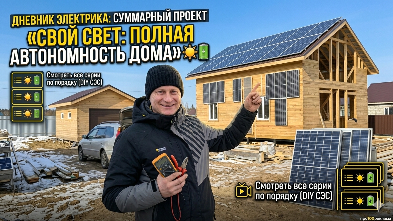Солнечные батареи для частного дома (Опыт эксплуатации)