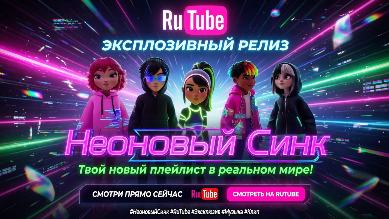 НЕОНОВЫЙ СИНК  Cгенерировано с помощью GROK