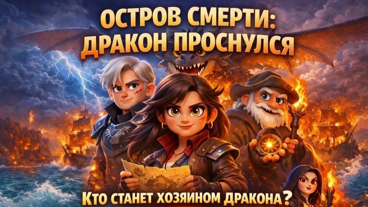 «Остров Смерти »  Cгенерировано с помощью GROK