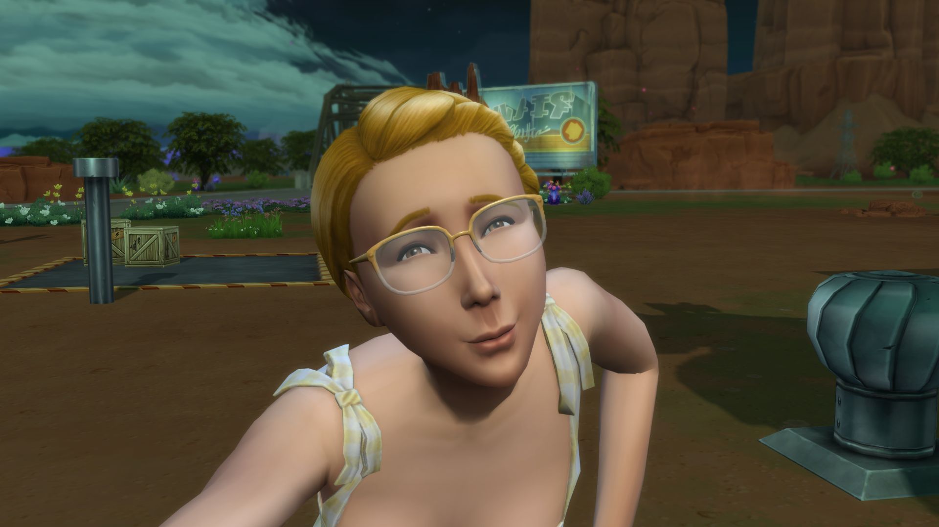 Not So Berry. The Sims 4. Желтый.