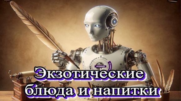 🐍🍹Экзотические блюда и напитки🐊🐷