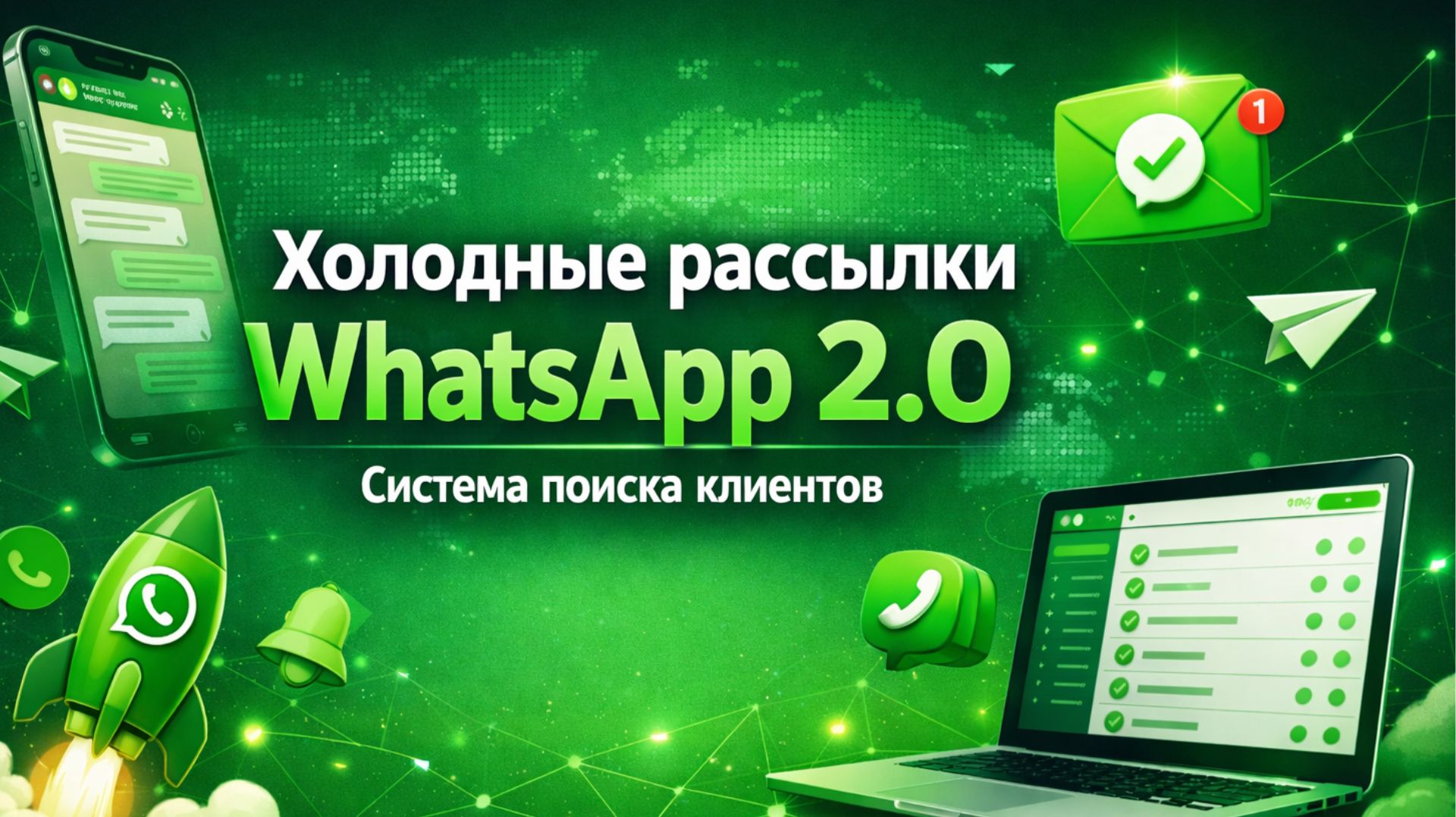 Холодные рассылки WhatsApp 2.0 | система поиска клиентов