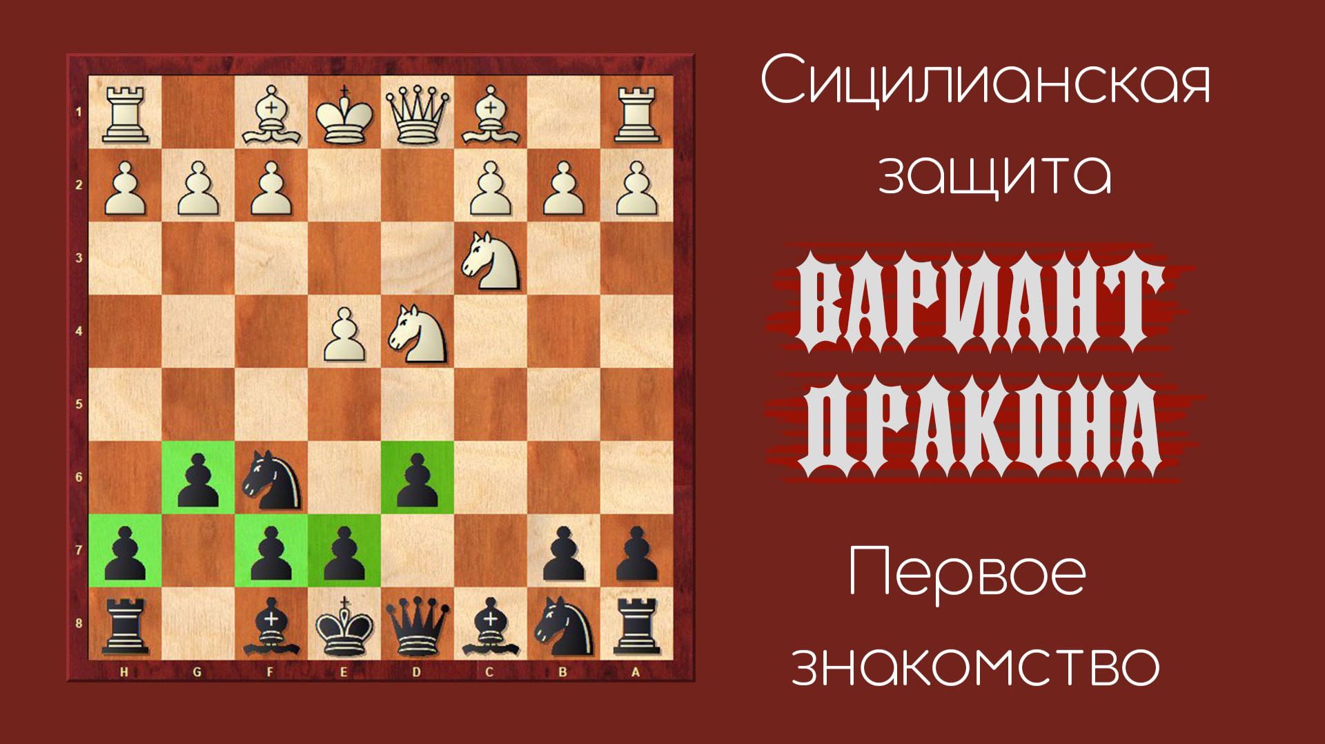 Сицилианская защита. Вариант Дракона