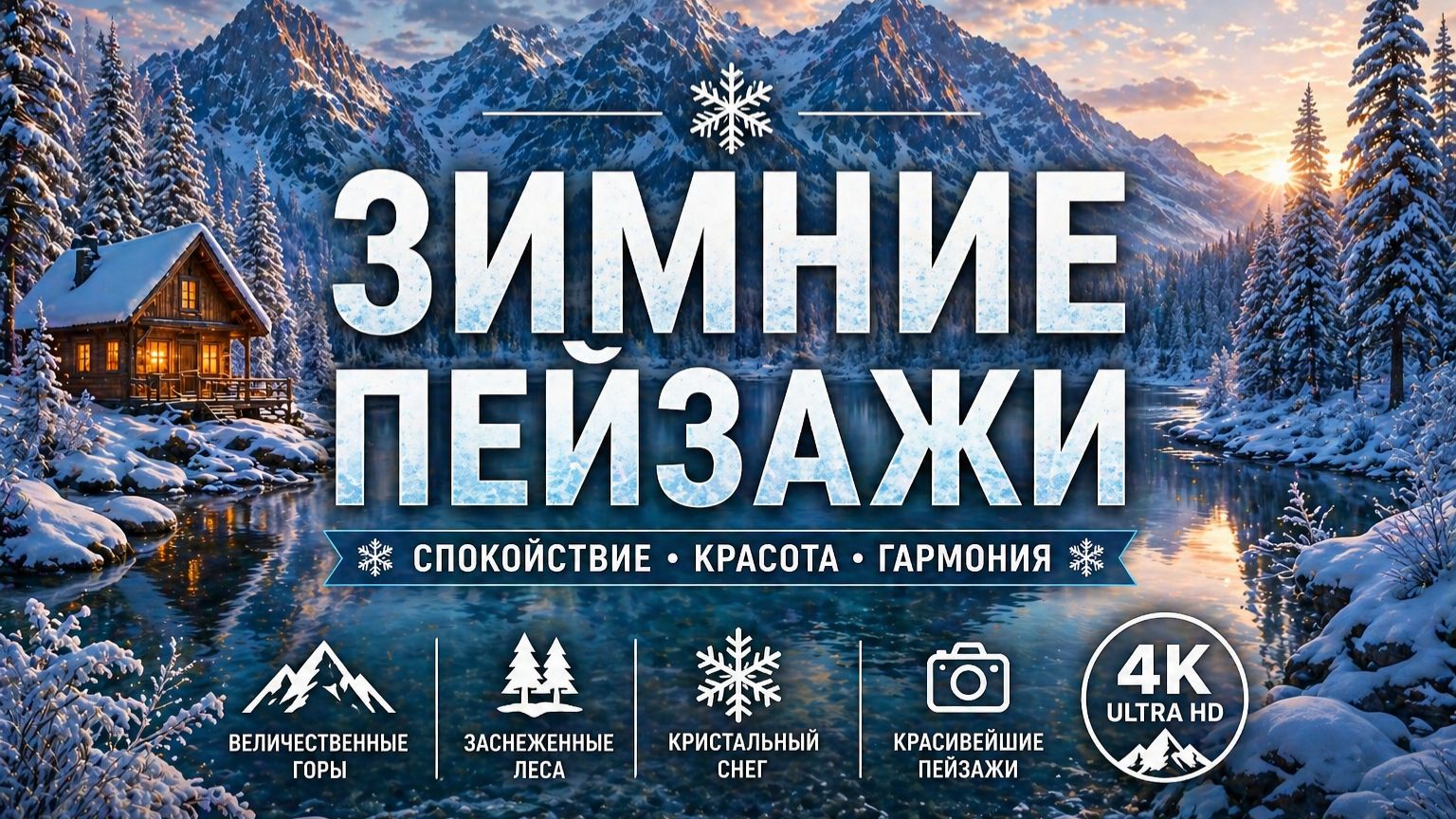 ЗИМНИЕ ПЕЙЗАЖИ И СНЕГ