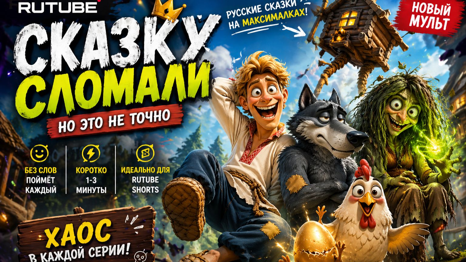 СКАЗКУ СЛОМАЛИ  Cгенерировано с помощью GROK