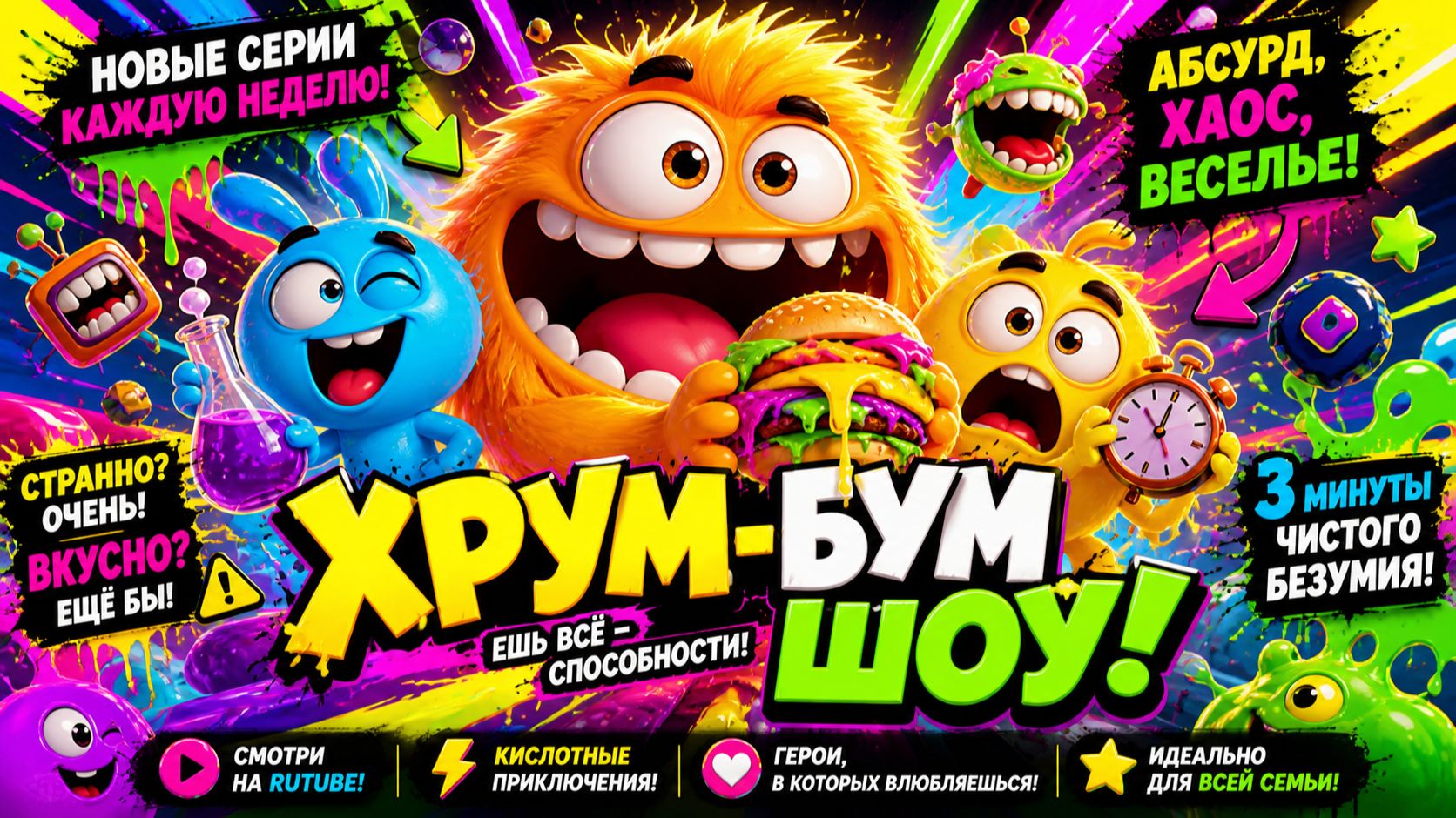 ХРУМ-БУМ  Cгенерировано с помощью GROK