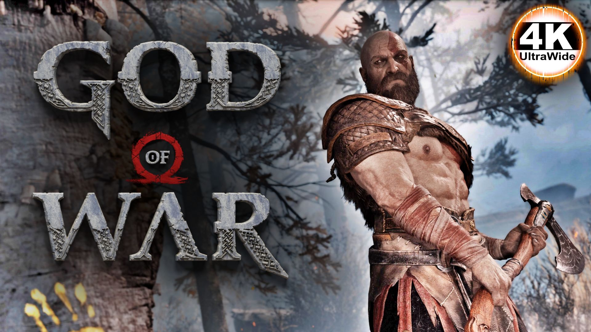 God of War НА 100%🔥Сложность БОГ ВОЙНЫ💀Полное Прохождение ◆ UltraWide 21:9