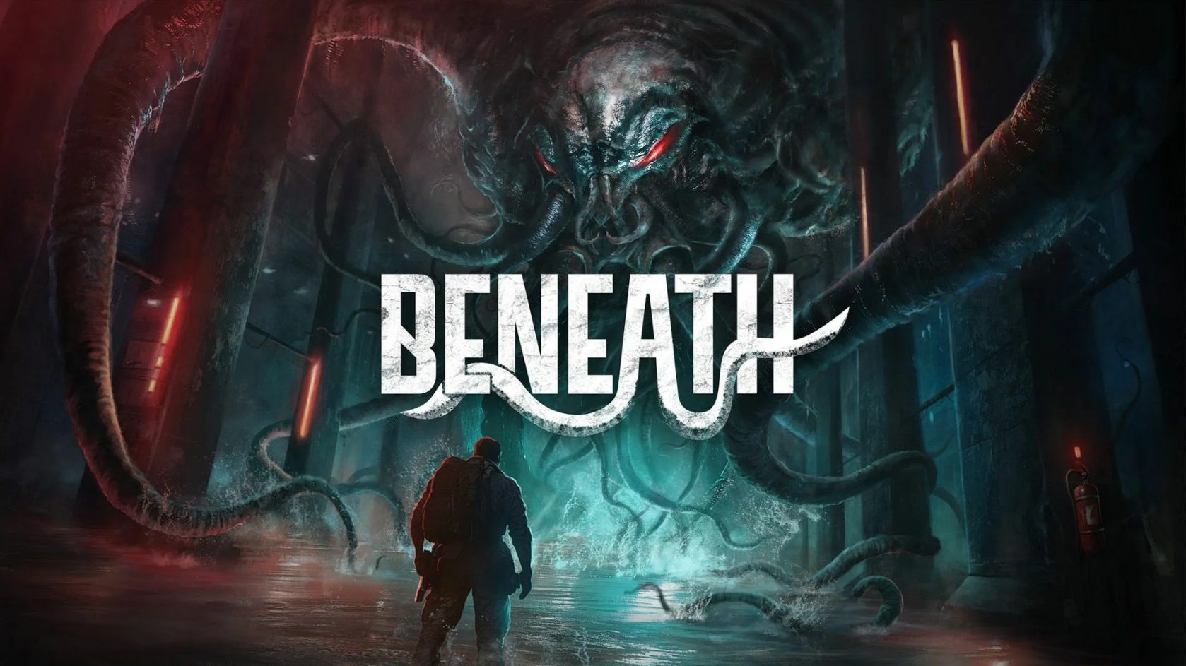 Beneath