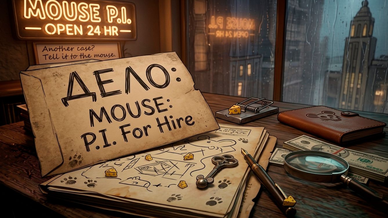 MOUSE: P.I. For Hire-НАСТОЯЩИЙ ДЕТЕКТИВ🐭