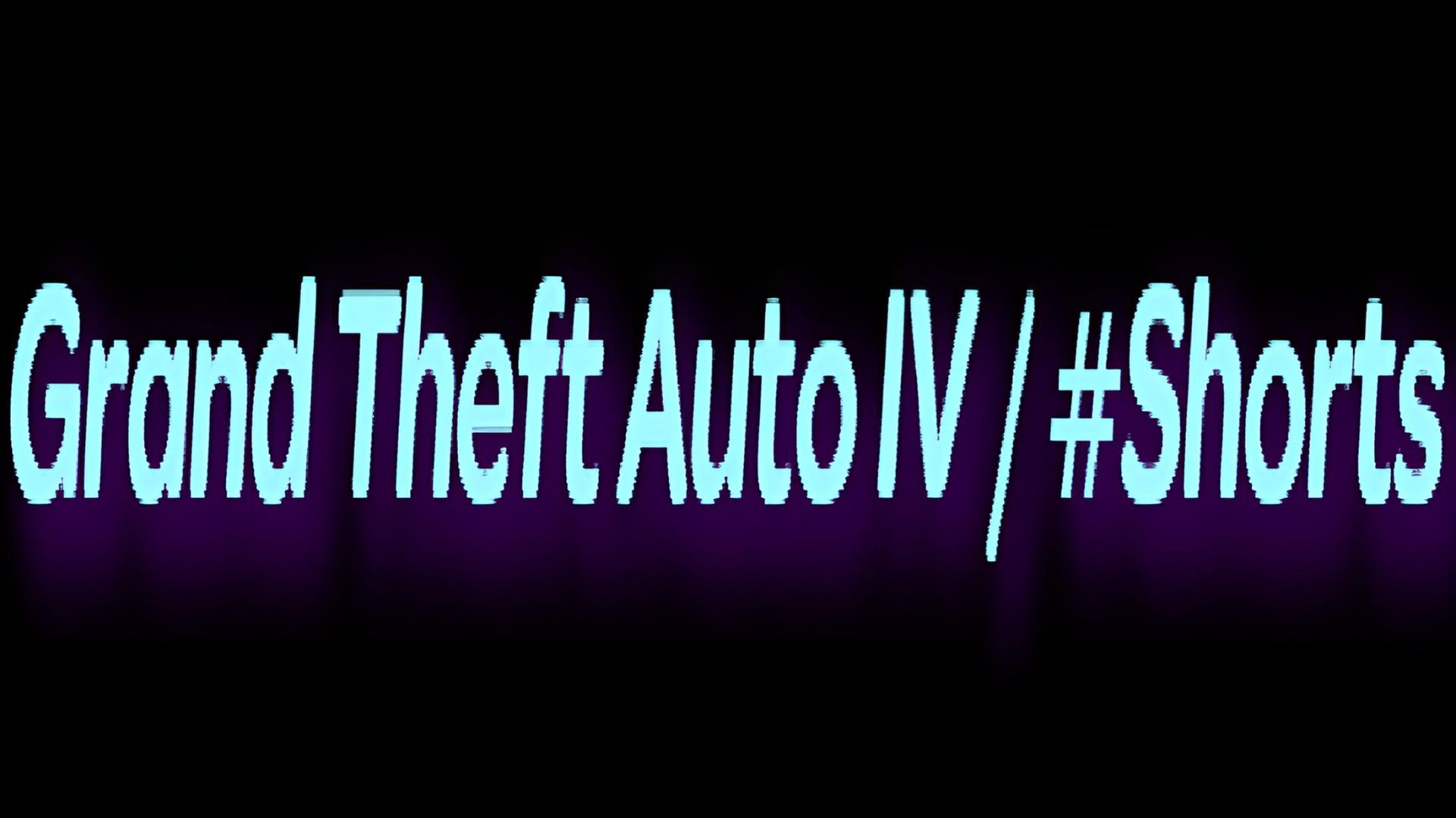 Grand Theft Auto IV / #Shorts