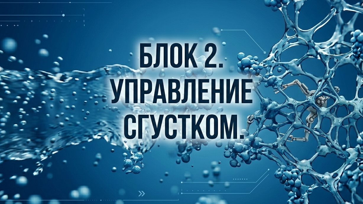 БЛОК 2 УПРАВЛЕНИЕ СГУСТКОМ