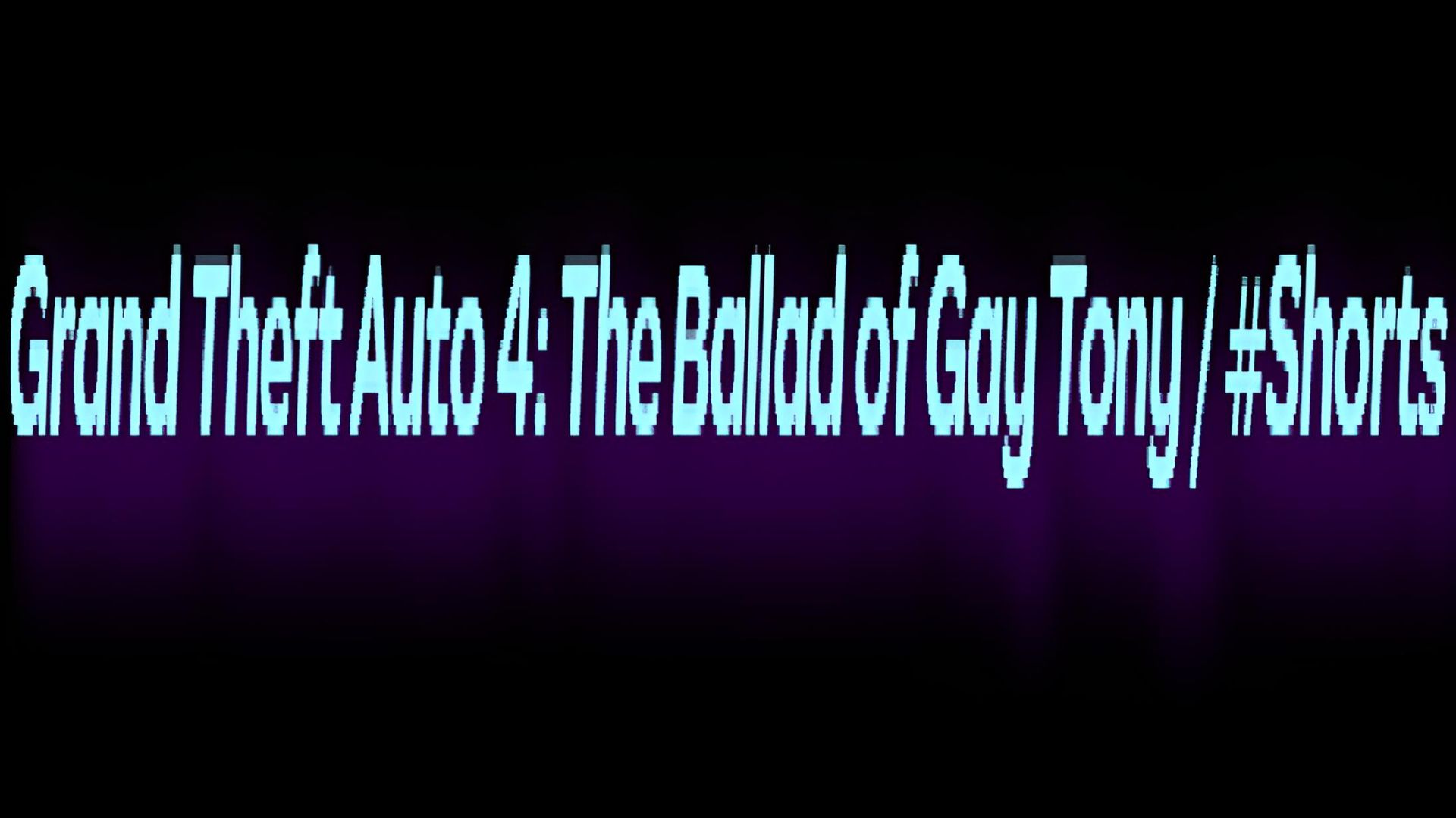 Grand Theft Auto 4: The Ballad of Gay Tony / #Shorts