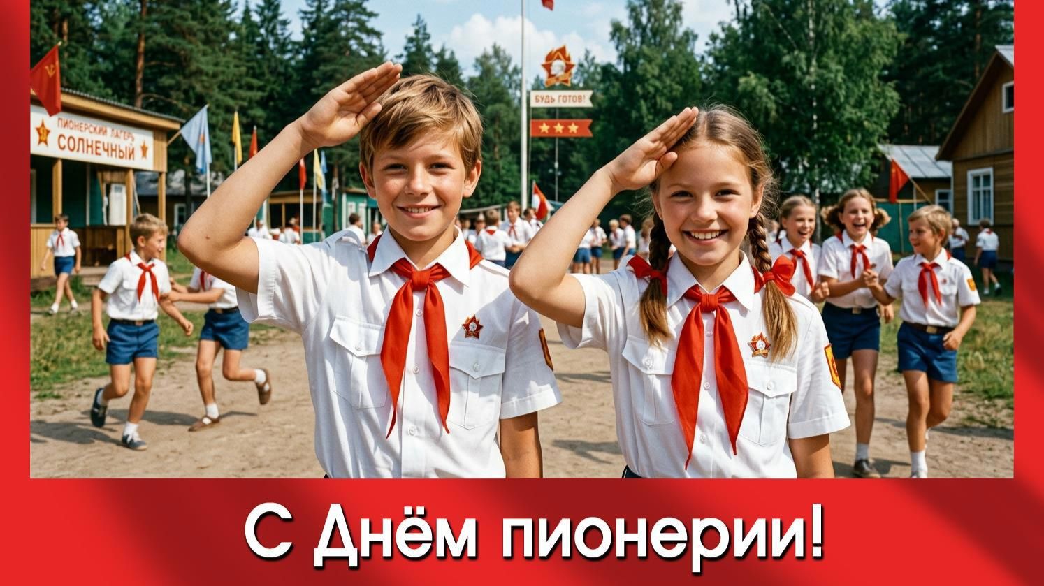 Гимн пионеров ″Взвейтесь кострами″. Поёт Сводный хор пионеров и школьников города Москвы (1972