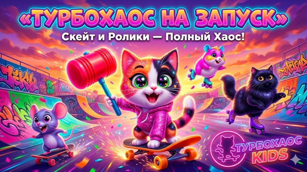 приключения кошки Маруси и мышонка Тимми  Cгенерировано с помощью GROK