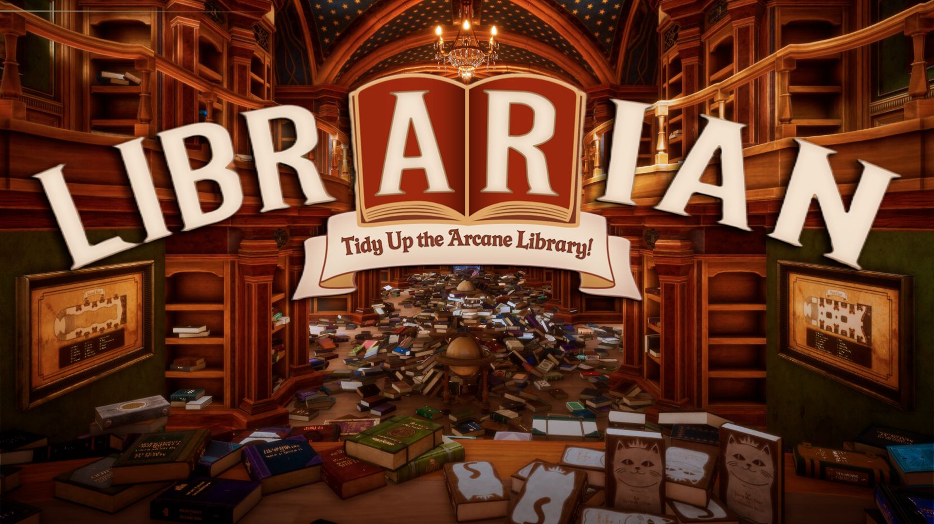 РАССТАВЛЯЕМ КНИГИ ПО ПОЛОЧКАМ - Librarian: Tidy Up the Arcane Library!
