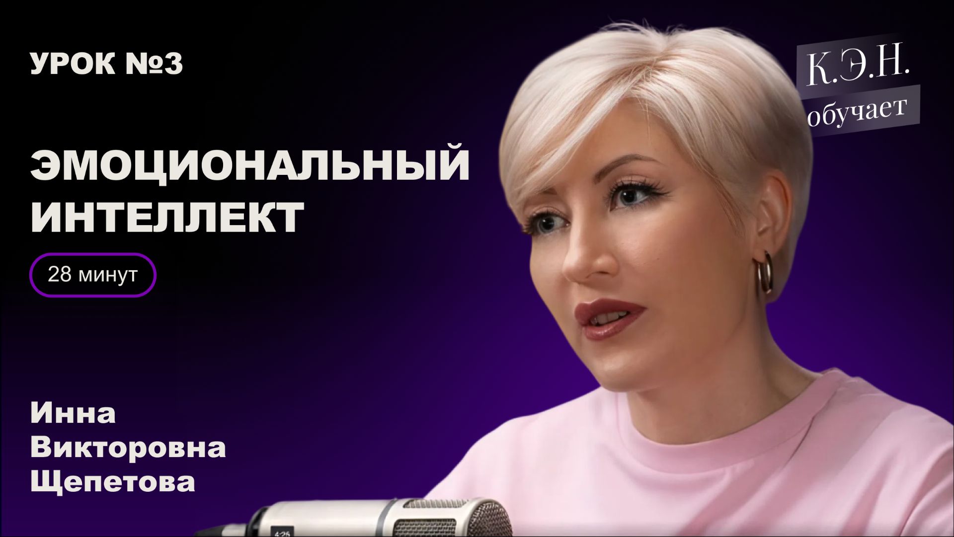 коротко из урока Эмоциональный интеллект