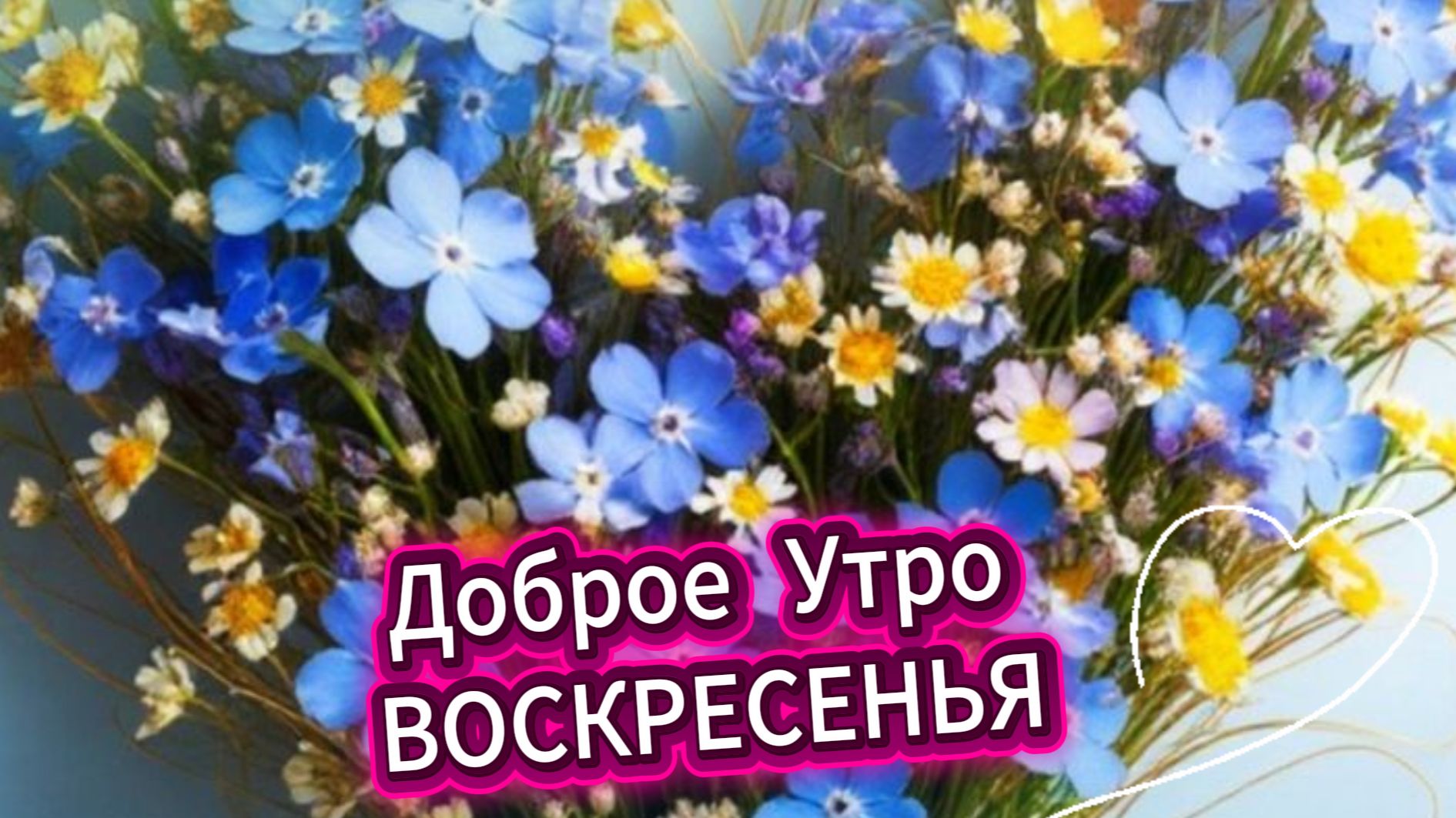 Доброе утро воскресенья: красивые музыкальные открытки. Скачайте бесплатно