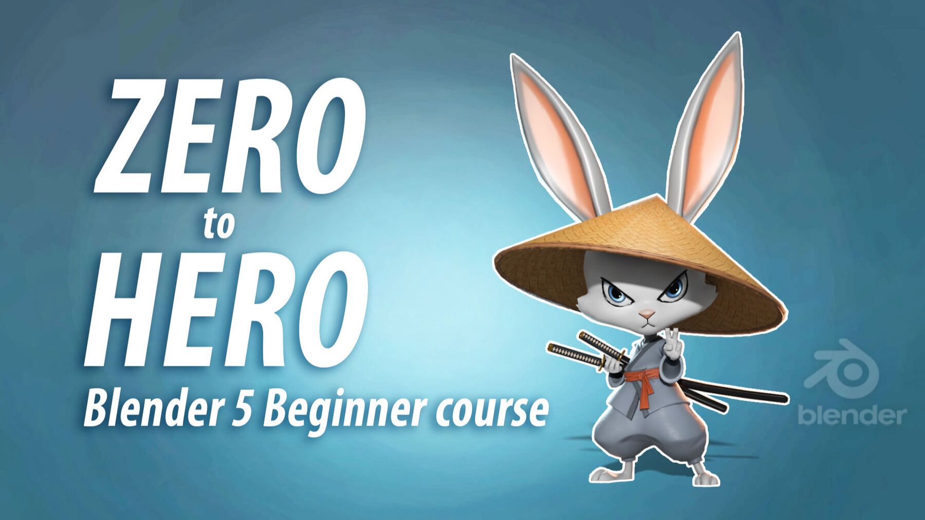 ZERO to HERO - Blender 5 Beginner course [ENG]