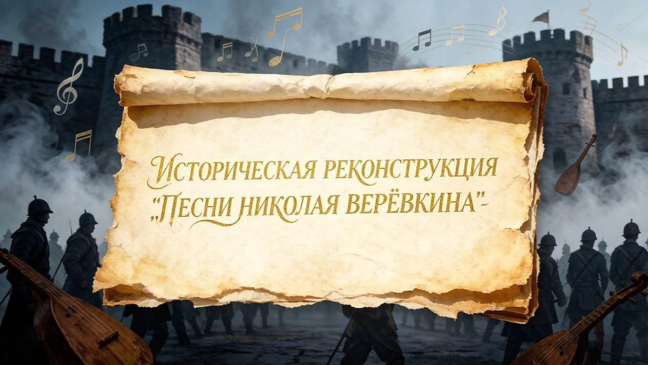 Историческая реконструкция. Песни на стихи Николая Фёдоровича Верёвкина