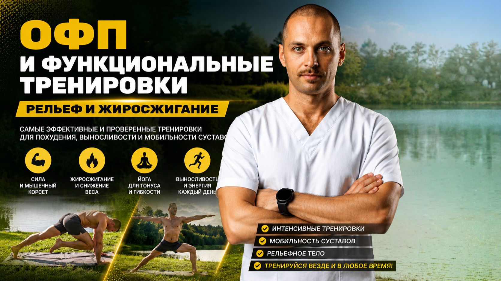 Функциональные тренировки и ОФП. Рельеф и жиросжигание.