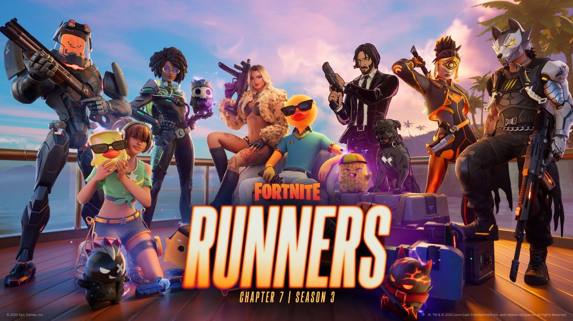Побегаем в Fortnite? Глава 7 - Все сезоны.