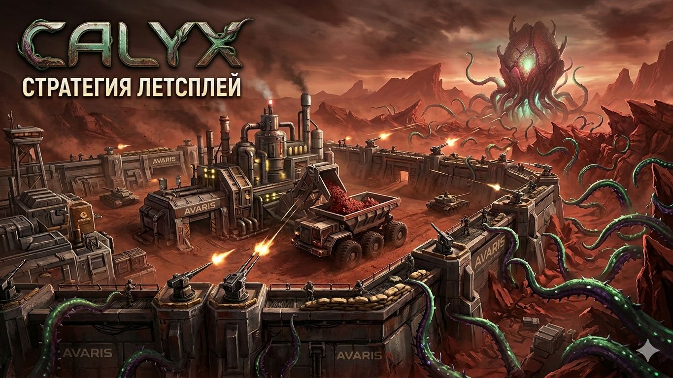 СТРАТЕГИЯ | Calyx - Добыча руды и война на планете РАЗУМНЫХ РСТЕНИЙ