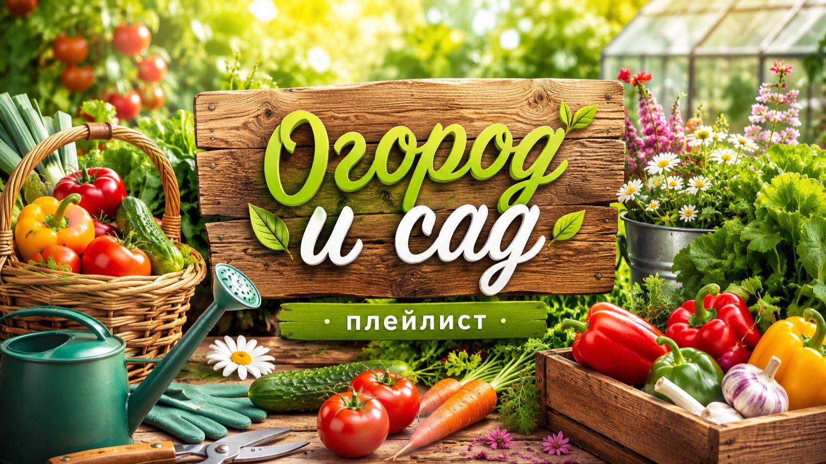 Огород и сад.