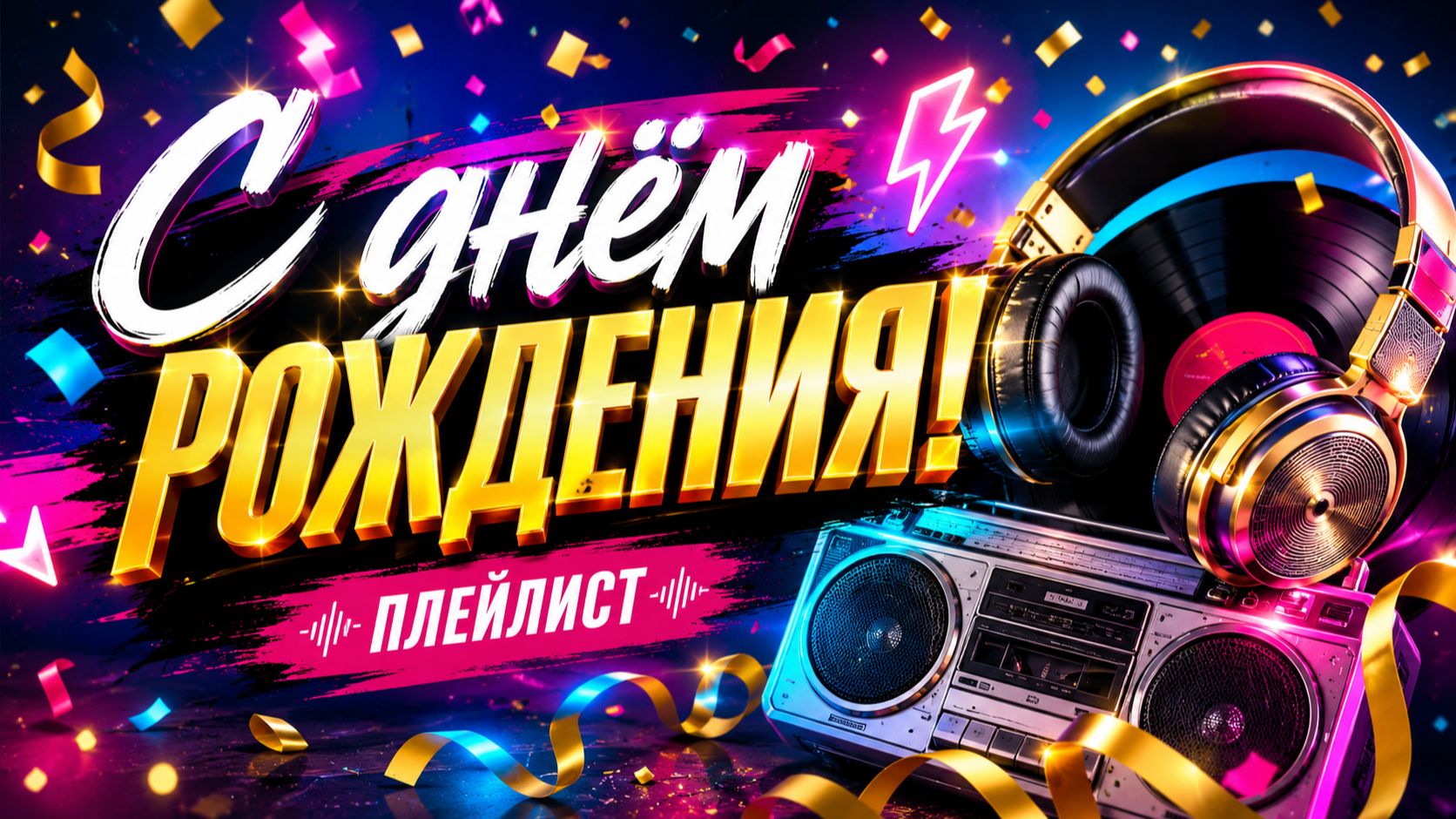 С днём рождения!