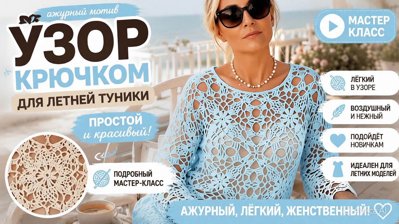 Вязание для  женщин - Узор крючком